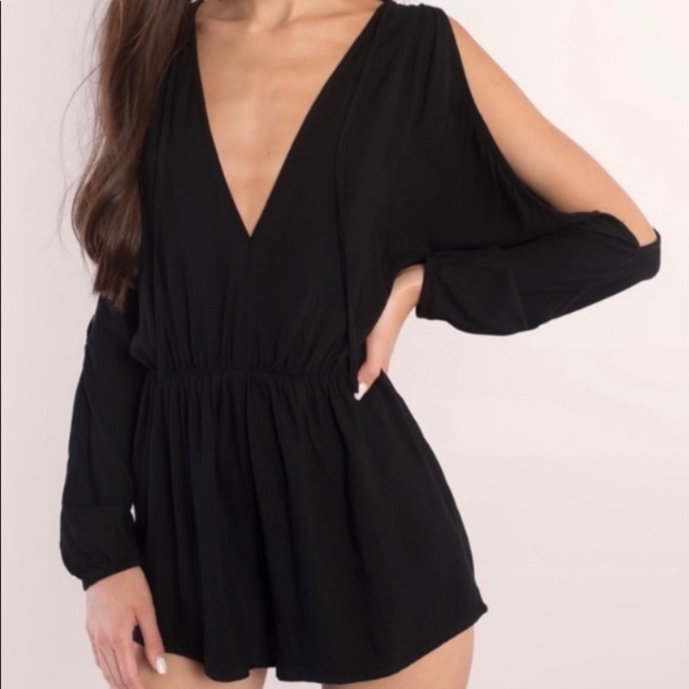 Tobi Cold Shoulder Romper